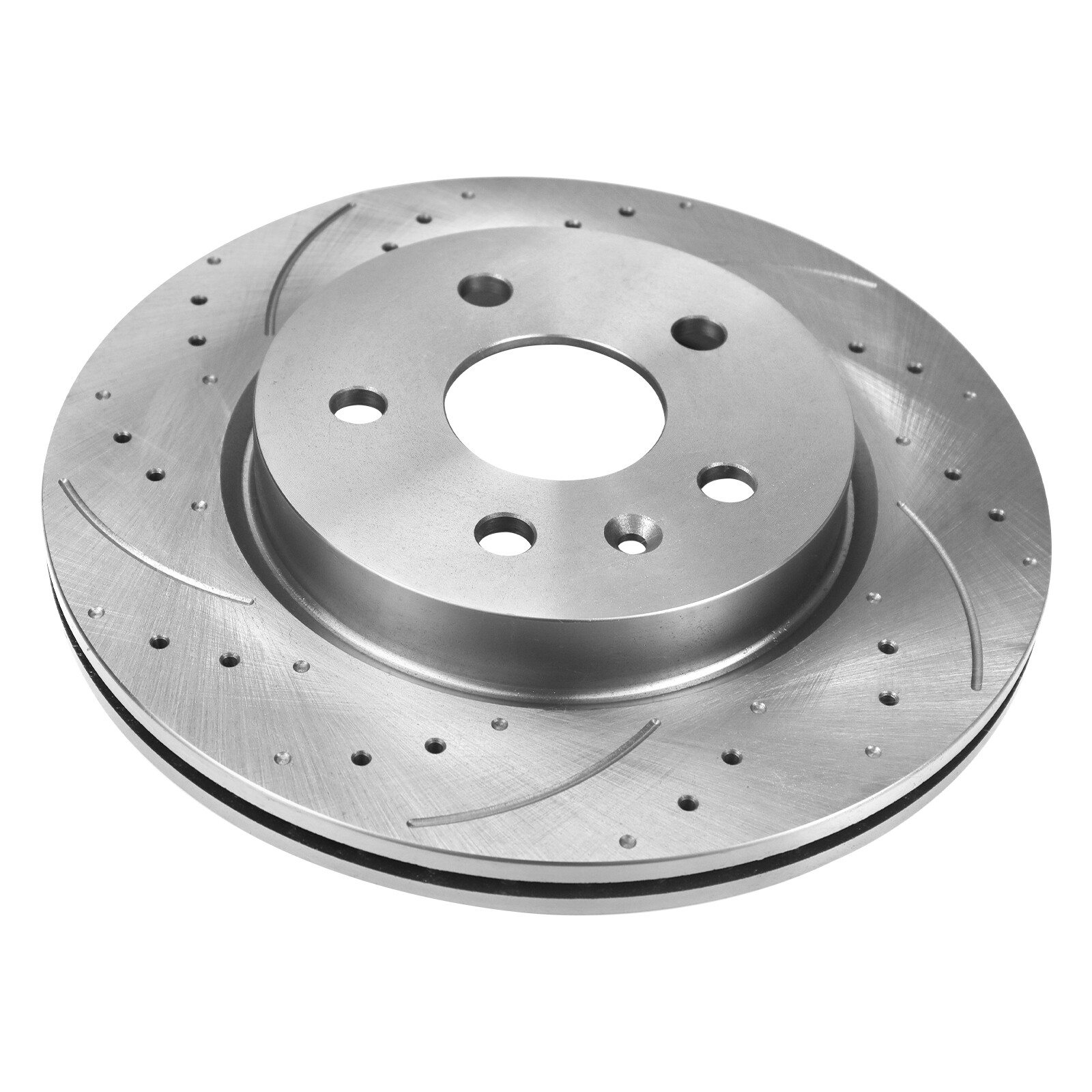 Front Rear Drilled Brake Rotors + Ceramic Brake Pads For 2014-2020 Chevy Impala