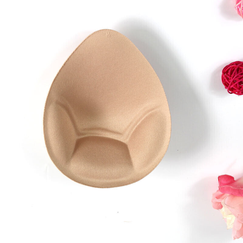 Foam Bra Pad Breast Push Up Inserts Cleavage Enhancer Mastectomy Prosthesis 2PCS
