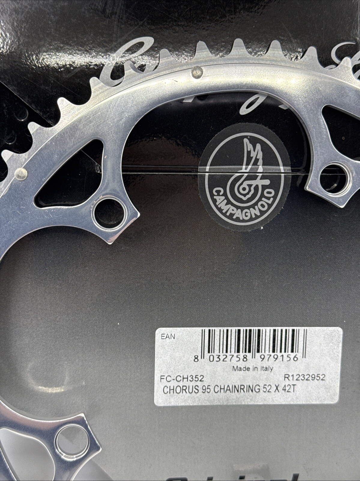 Campagnolo CHORUS 8 & 9-Speed 135mm BCD 52-tooth Large Chainring Classic Silver