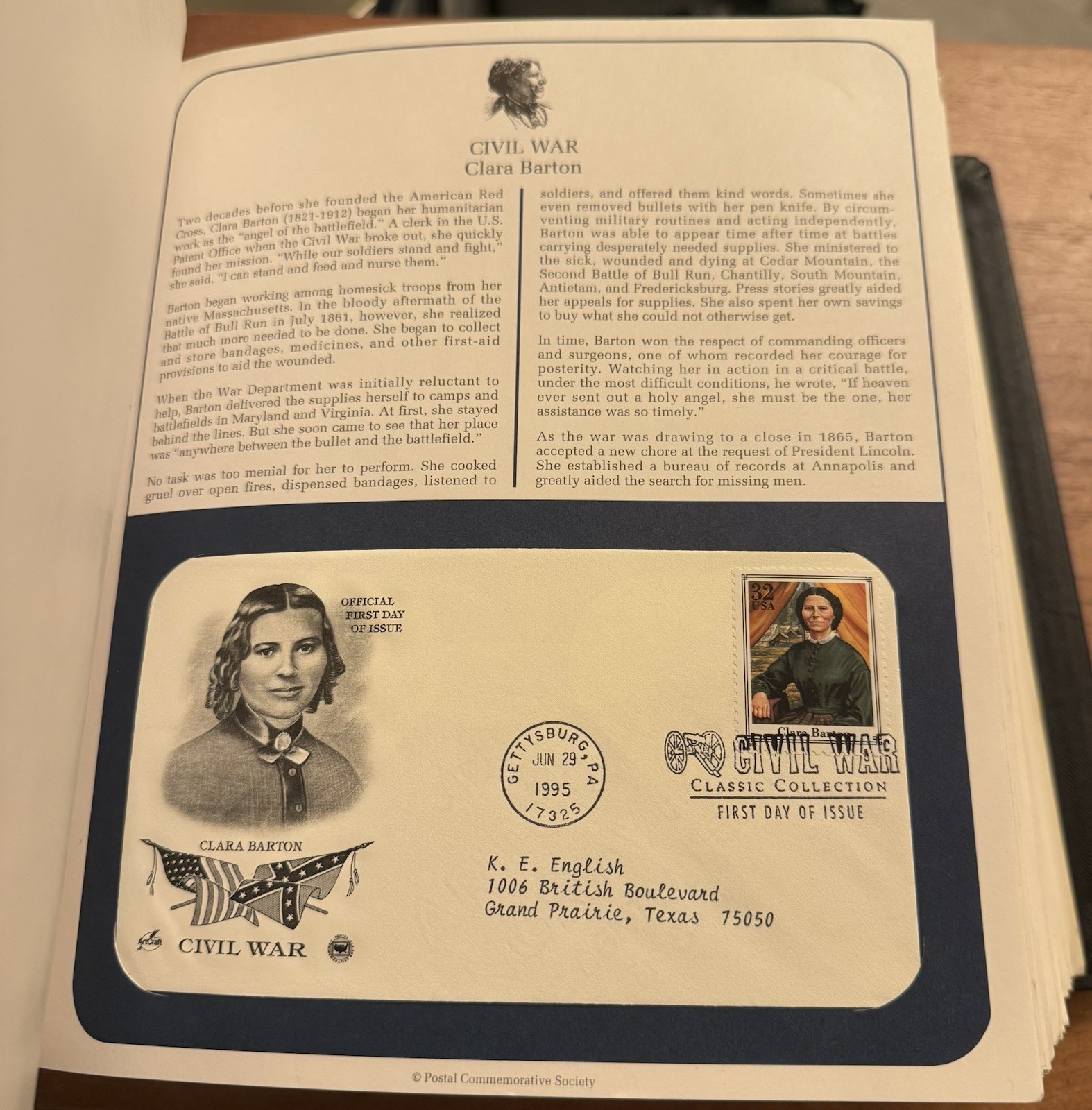 Postal Commemorative Society Binder U.S. First Day Covers 1993-1996 212 Covers