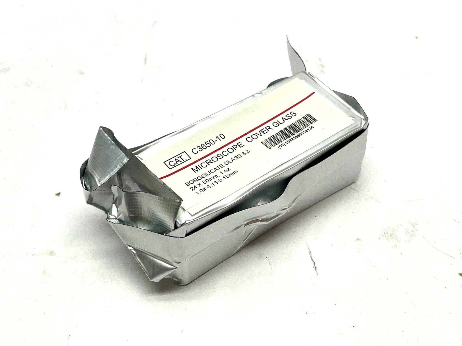 Microscope Cover Glass C3650-10 Borosilicate Glass 24 x 50mm