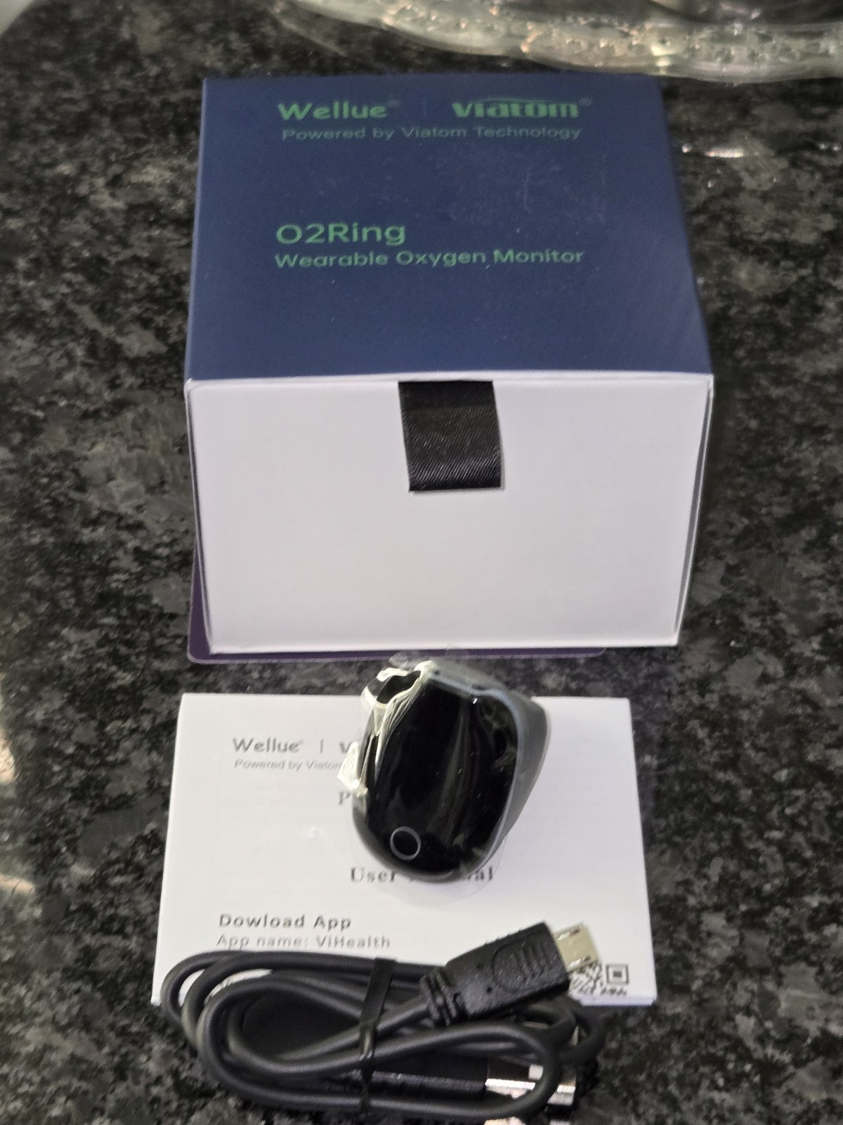 NEW Wellue Viatom 02Ring Wearable Model S9