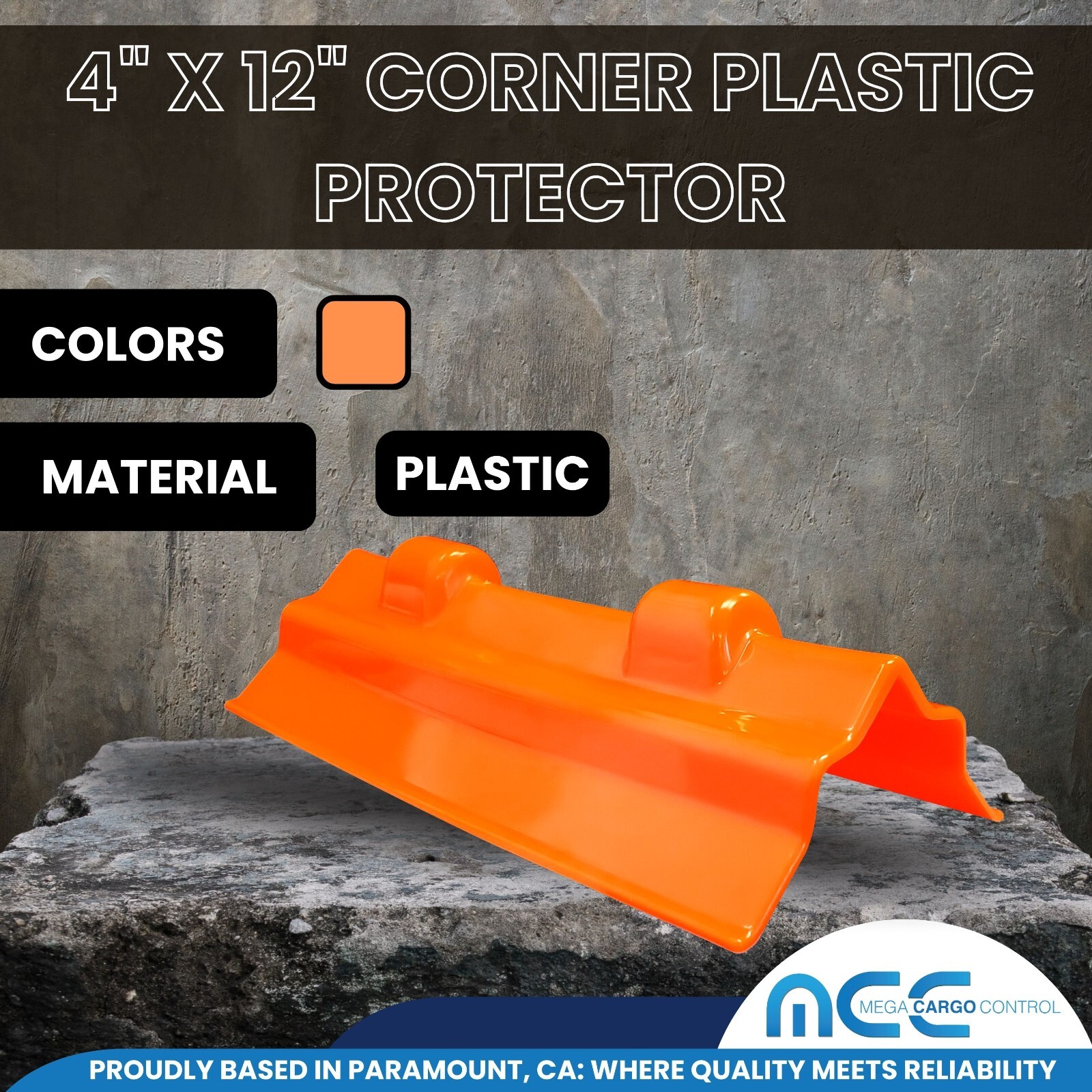 40 Pack 4" x 12" Plastic Corner Edge Protector For Flatbed Tow Truck Trailer
