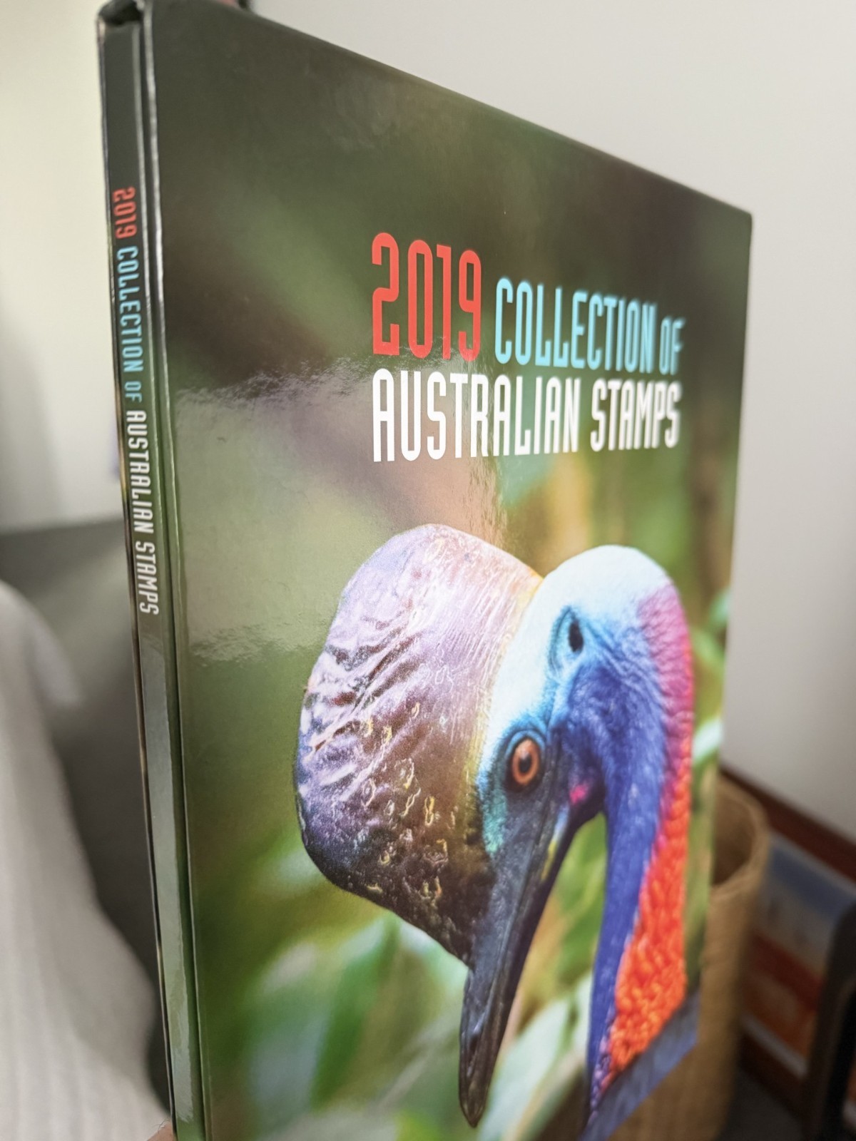 2019 Annual Collection of Australian Stamps Complete Stamps in Place Cassowary