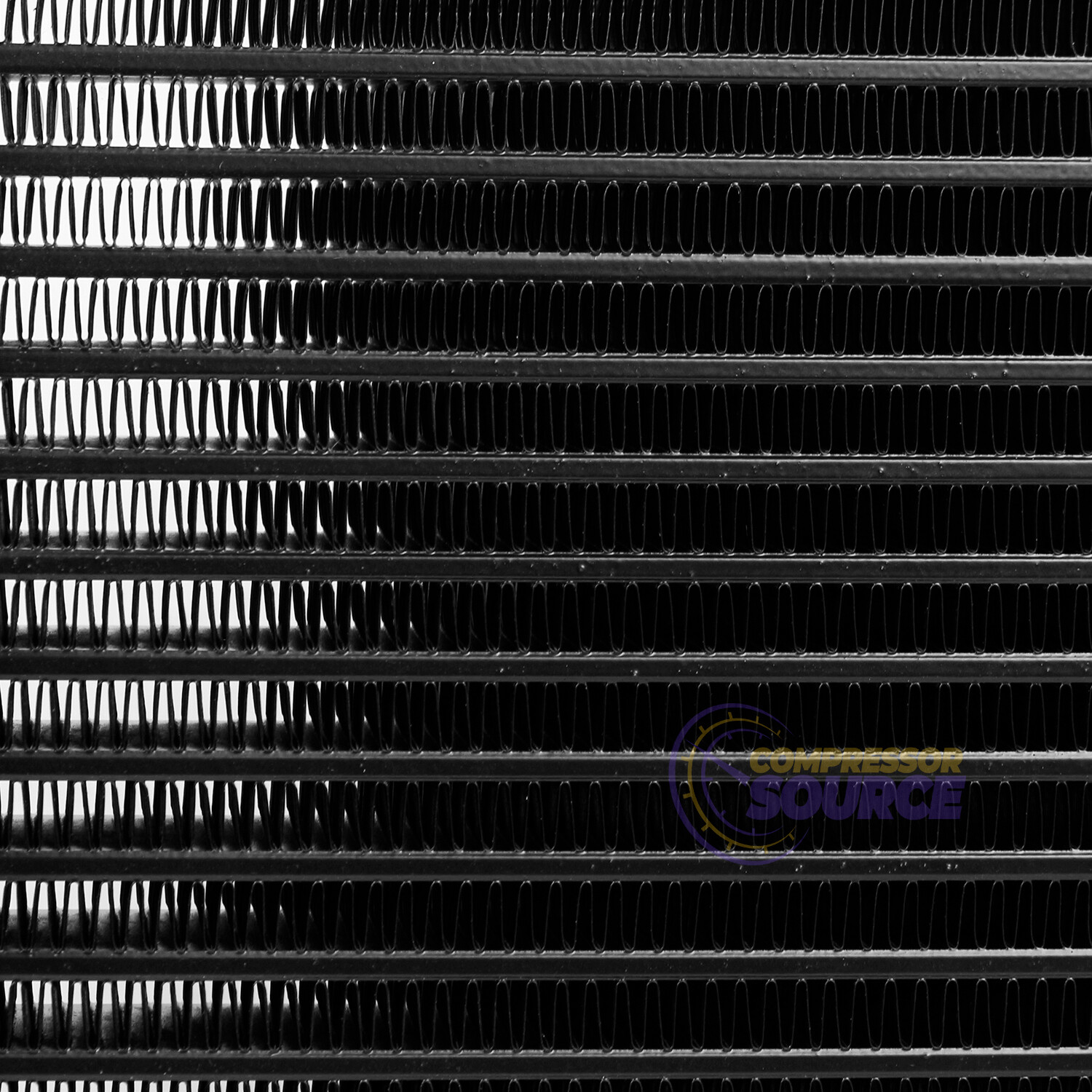 Belt Guard Aftercooler for 15 Horse Power Motor 1 Inch Female NPT Fittings Black