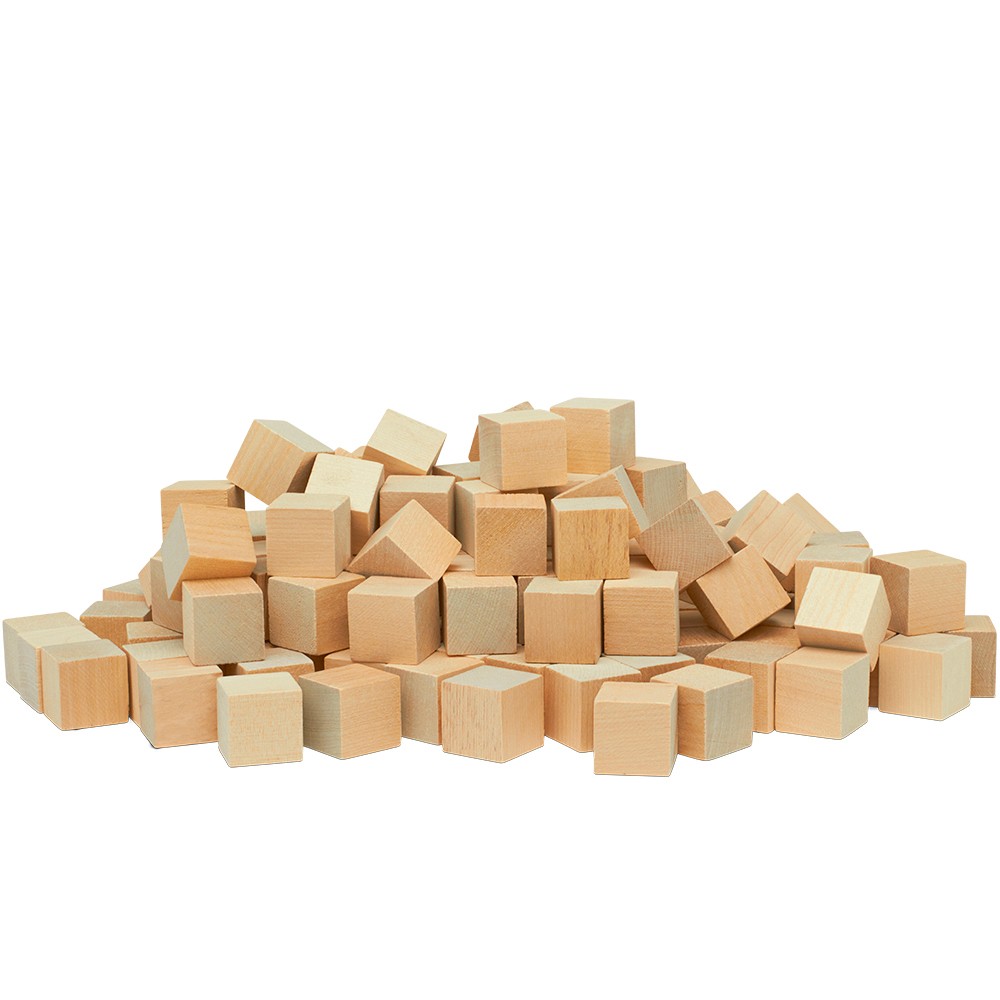 Wood Craft Cubes 1 inch Unfinished, Small Blocks, Crafts & Décor | Woodpeckers
