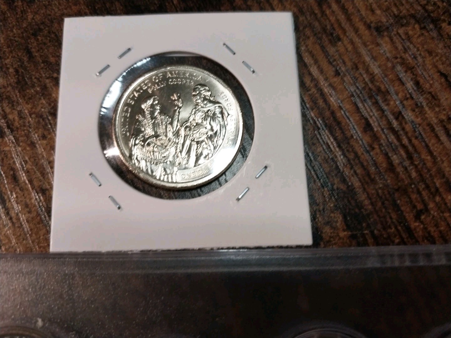 6 COIN SET W/DOLLAR 2026D WITH 2025 D CENT IN HOLDER W/LABELS SEMI QUINCENTENIAL