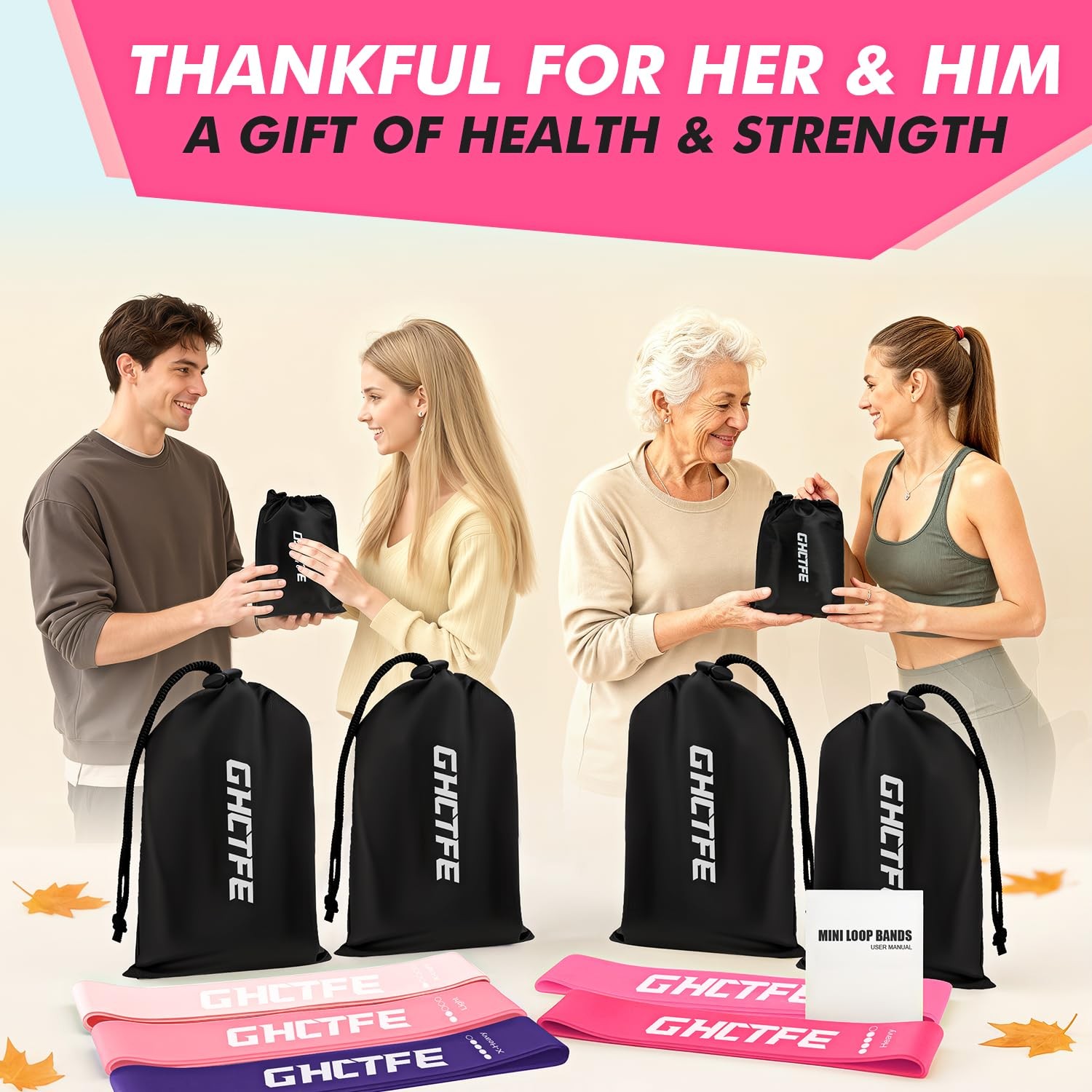 20PCS Resistance Bands Bulk Set for Trainers, Small Groups & Fitness Classes,...