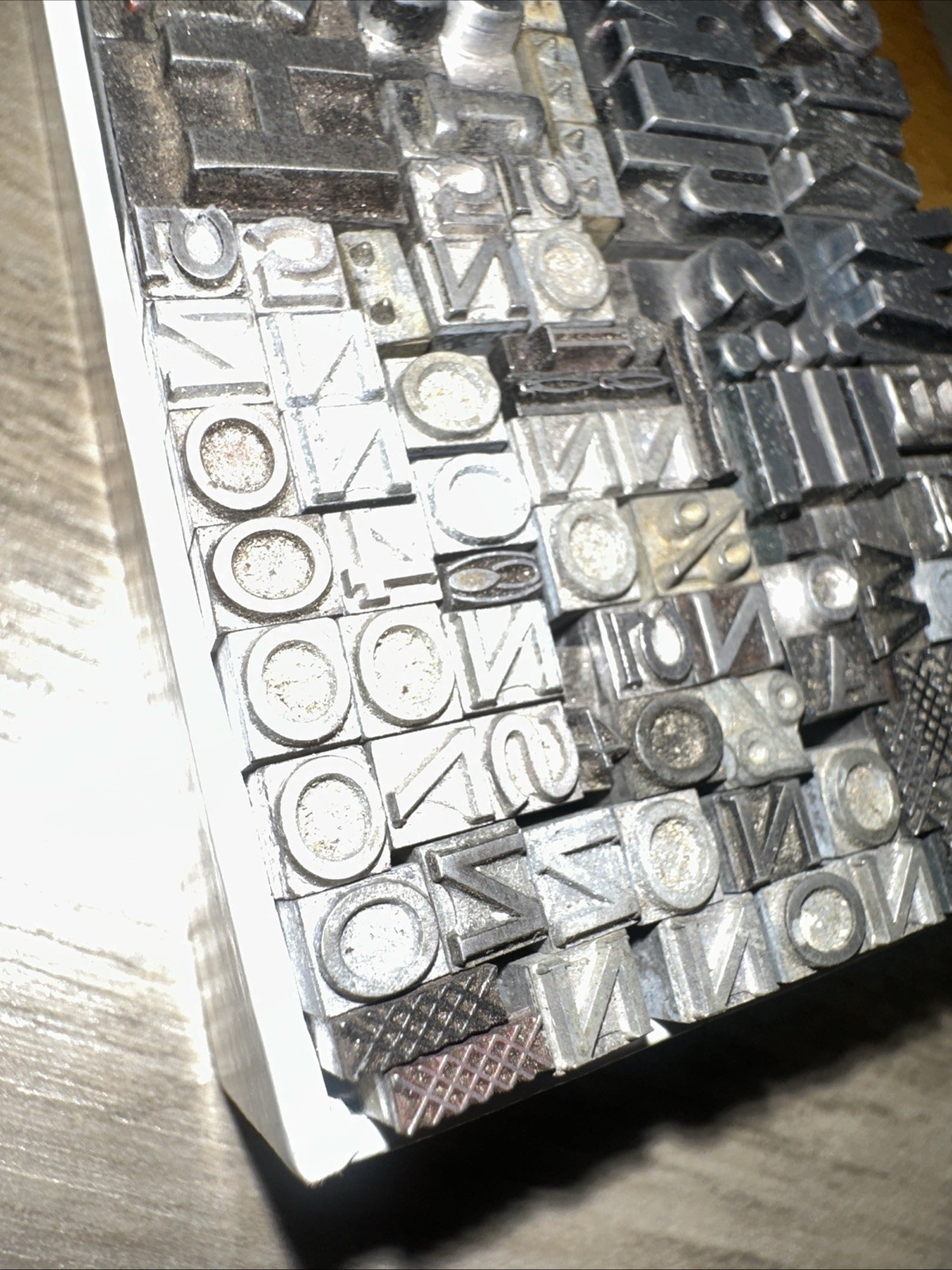 Printing Blocks “ Dingbats Variety “ Nice Collection Letterpress Letters Etc. 2