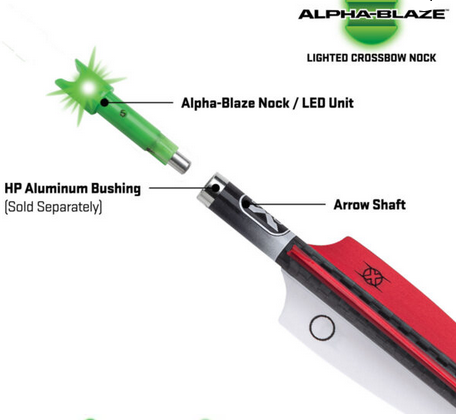 TenPoint Alpha Blaze Lighted Crossbow Nocks 3 Pack