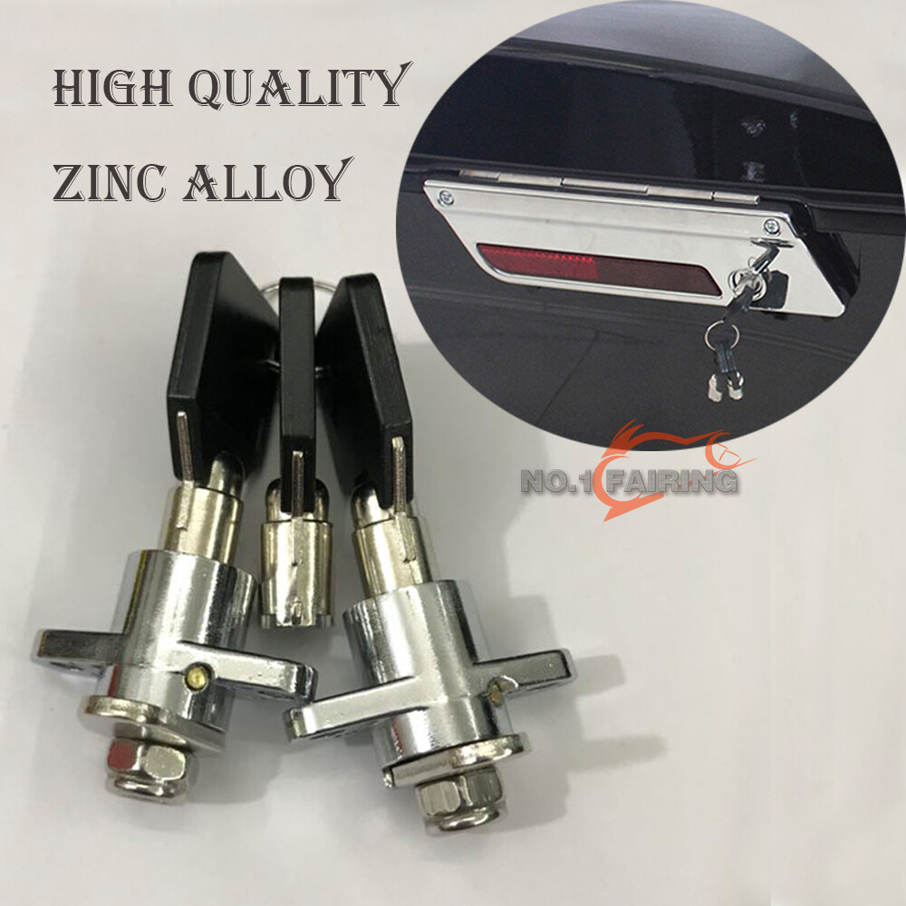 Replacement Saddlebag Lock Set with Keys For Harley OEM Saddlebags Touring 94-19