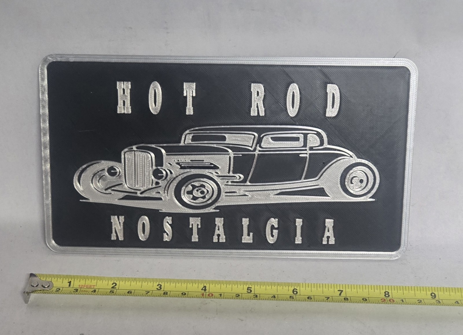 Collectable Hot Rod. Nostalgia car Plaque Sign
