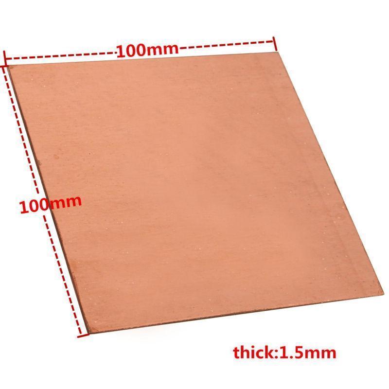 99.9% Pure Copper Metal Plate, Copper Skin, Copper Foil Thickness 0.1mm To 5mm