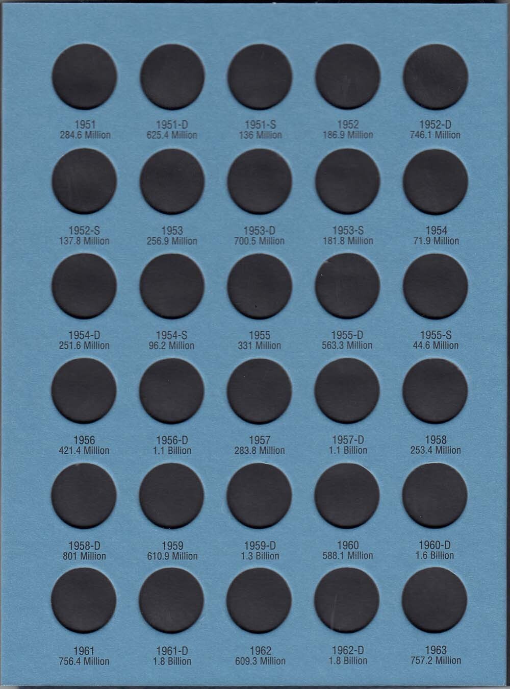 Whitman US Lincoln Cent Coin Folder 4 Vol Set 1909-Date #’s 9004,9030,9033,4004