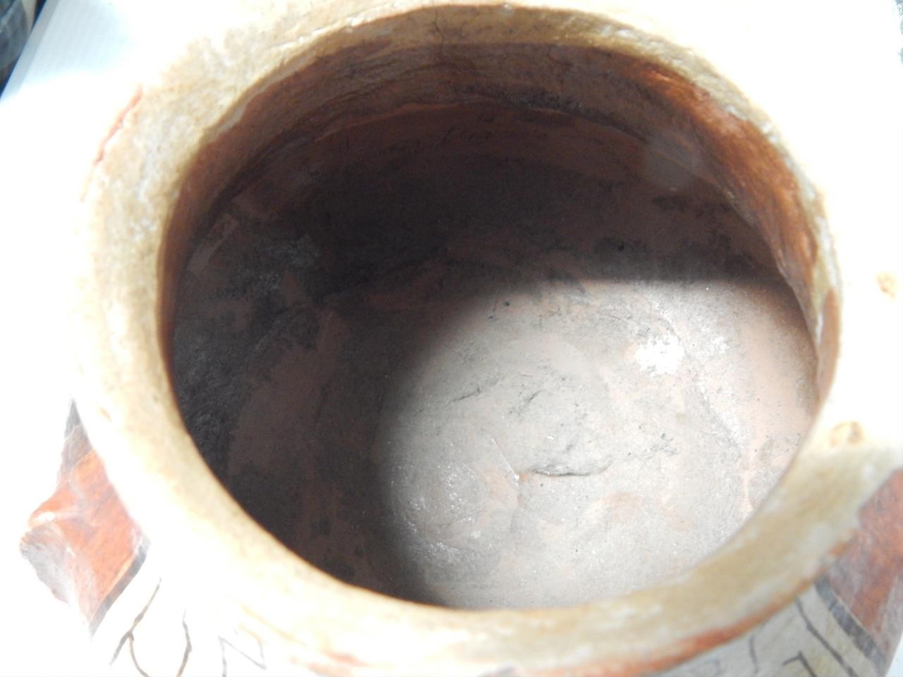 LARGE FIGURAL AMAZON SHIPIBO PERU POT POTTERY - EARLY EXAMPLE ANITIQUE VINTAGE