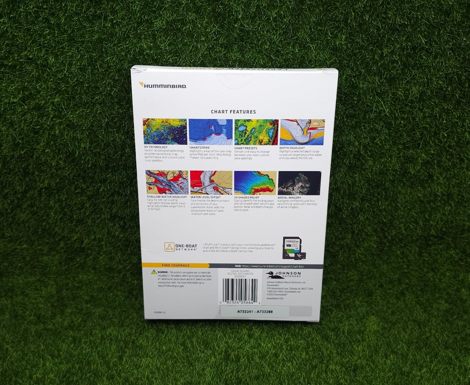 Humminbird LakeMaster VX Premium [Great Plains V1] APEX/SOLIX/HELIX #602003-1