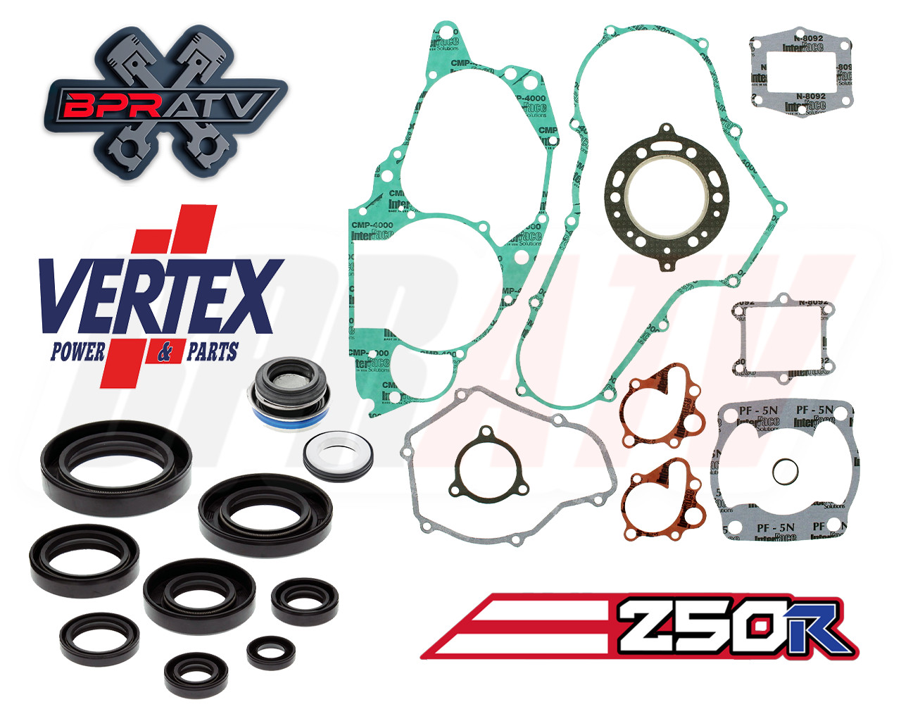 1986 Honda TRX250R TRX 250R Hot Rods Trued Crank Bottom End Engine Rebuild Kit ✔