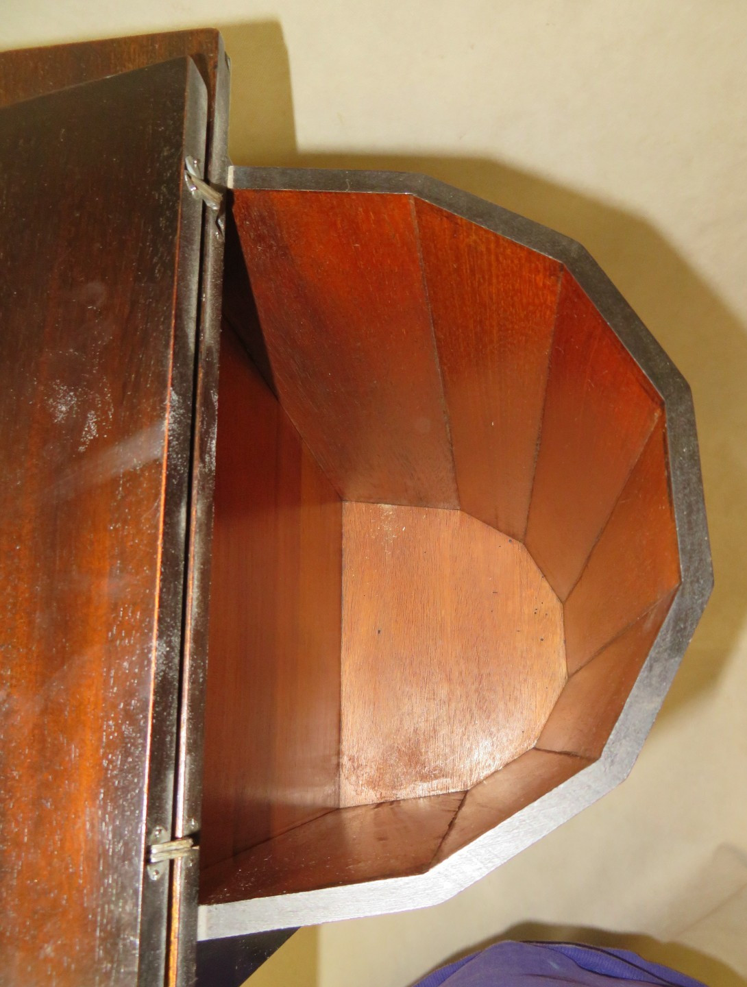 Antique 29" Imperial Solid Mahogany Martha Washington 3-Drawer Sewing Cabinet