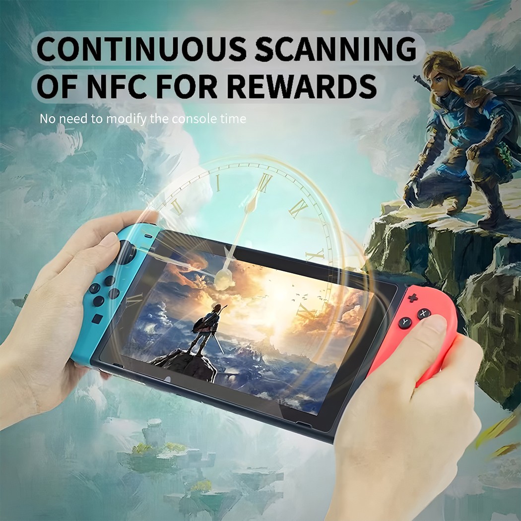 For Amiibo NFC Tag Emulator Bluetooth-Compatible Emulator for Nintendo Switch