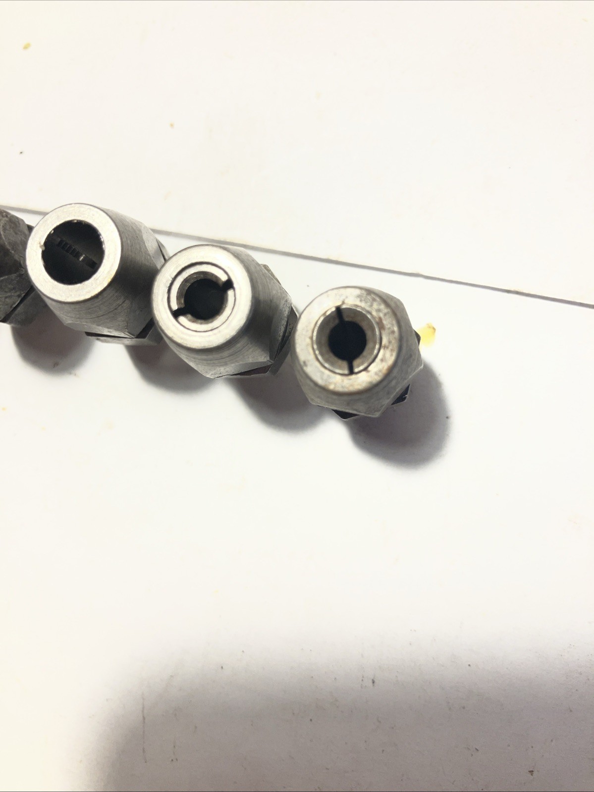 Vintage Aircraft Aviation Tool Threaded Angle Drill Bit Reamer Collets Holder