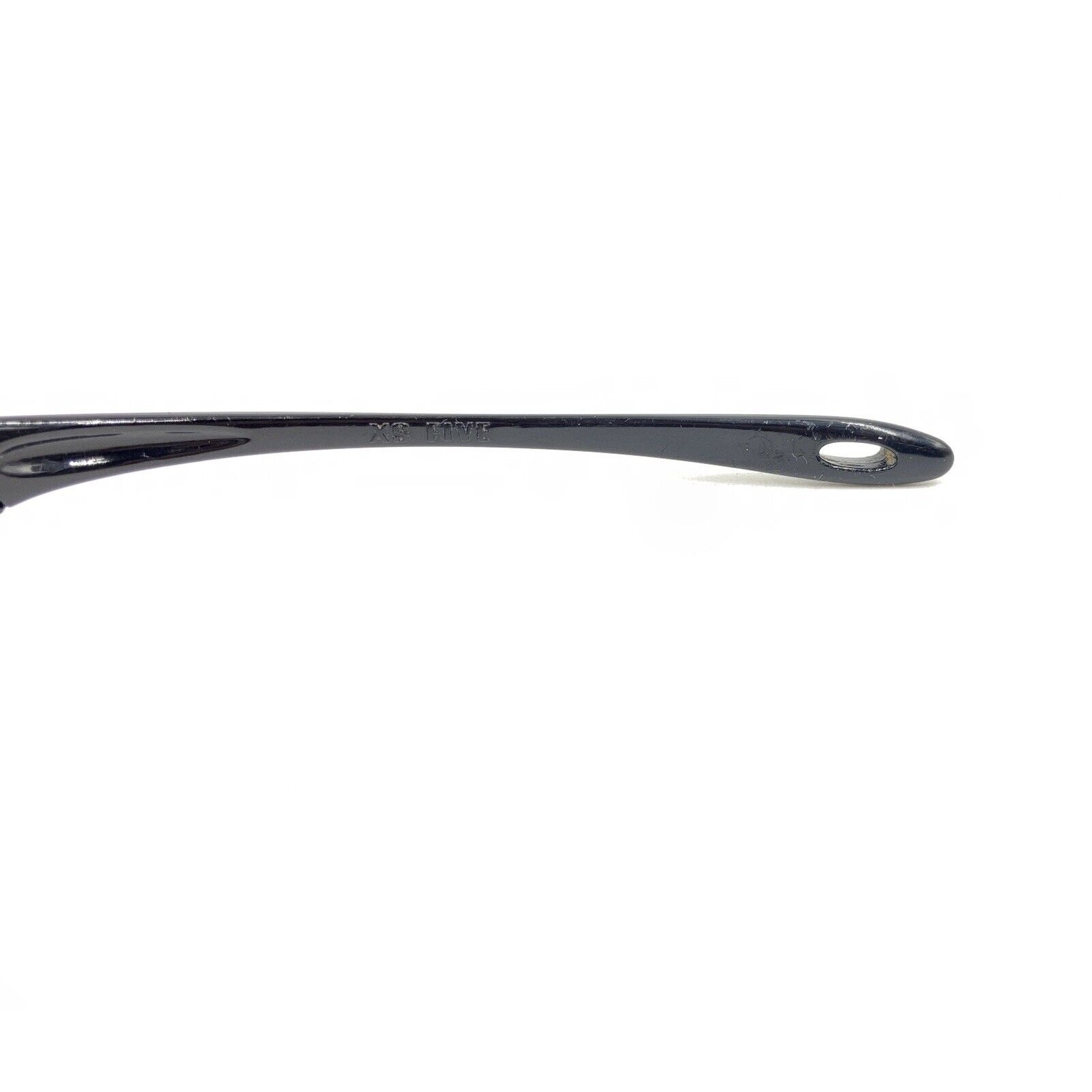 Oakley XS Five Shiny Black Oval Sunglasses Frames 125 USA Sports Kids Youth