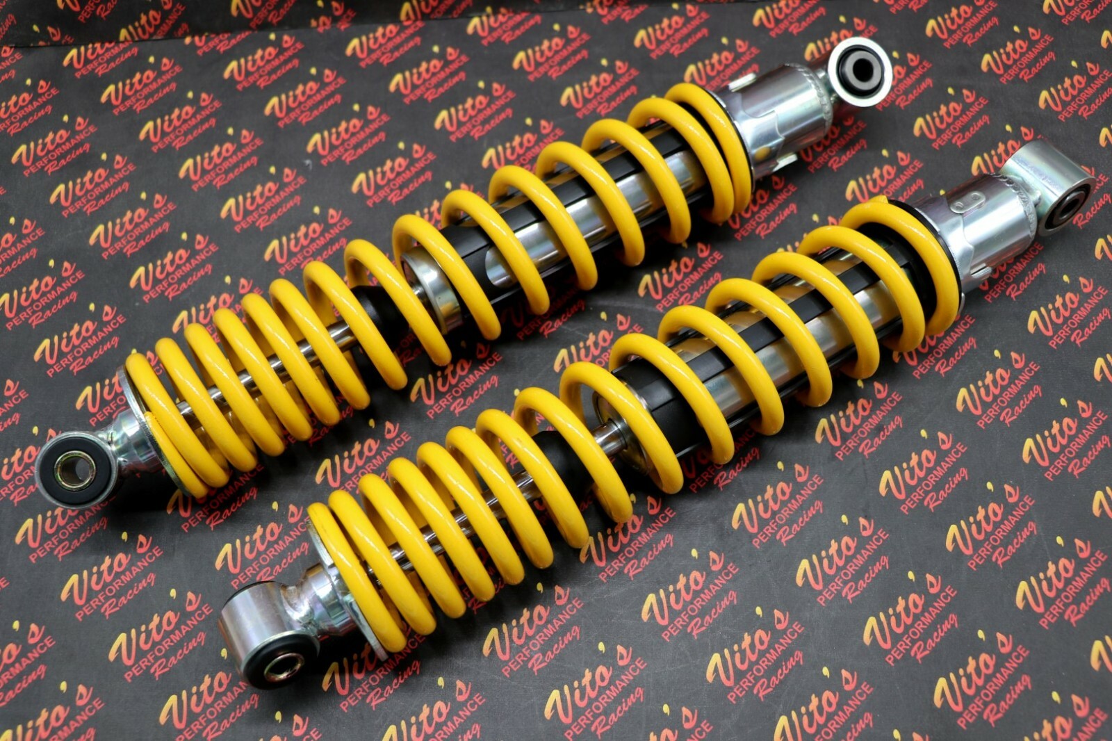 2 x NEW FRONT SHOCKS 1987-2006 Yamaha Banshee ATV springs YELLOW