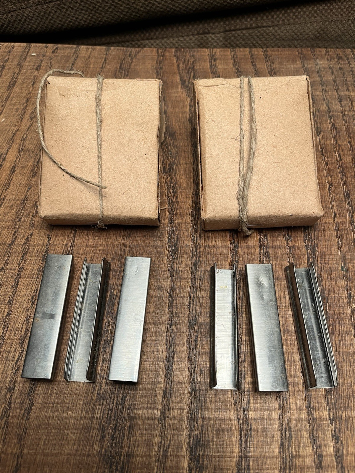 6 Original Russian Mosin Nagant Izhevsk Marked 5 Round Stripper Clips + Boxes