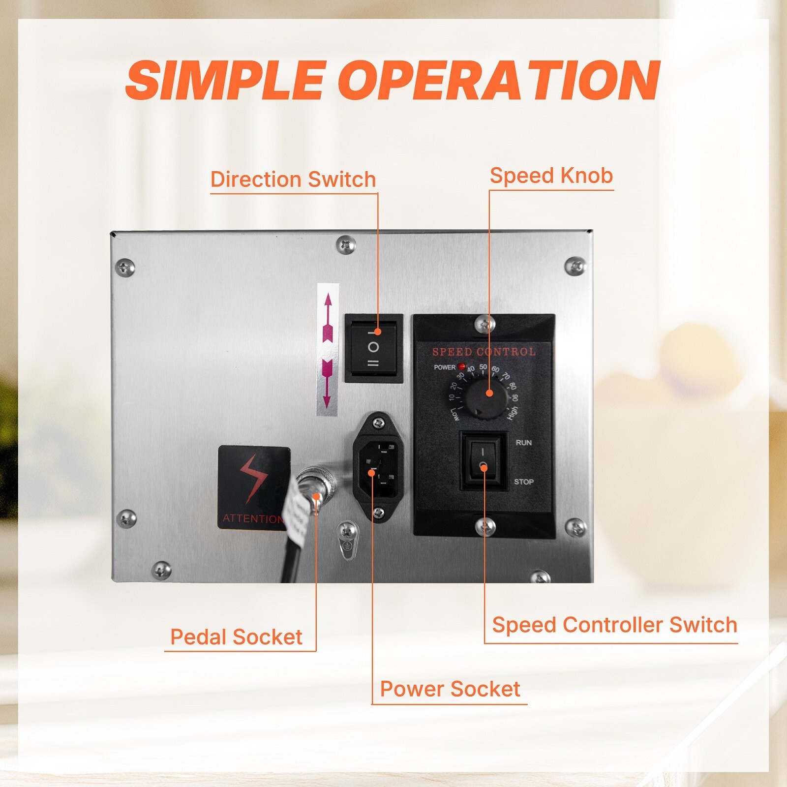 Morgangastro Electric Sausage Stuffer 10L 12L 15L Variable Speed Sausage Maker