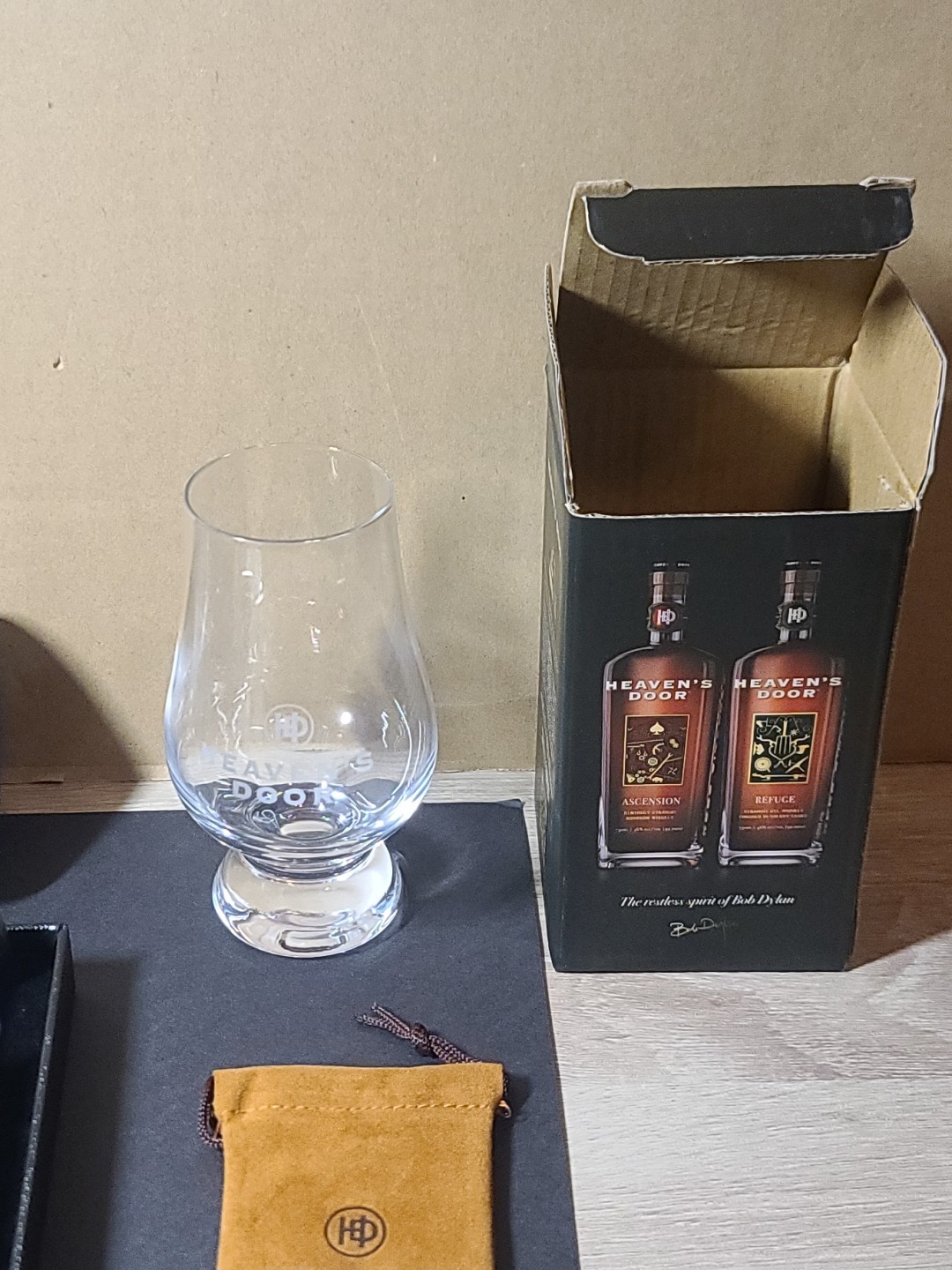 Bob Dylan HEAVEN'S DOOR! Cigar Cutter & Holder, Pins, Matches, & Whiskey Glass!