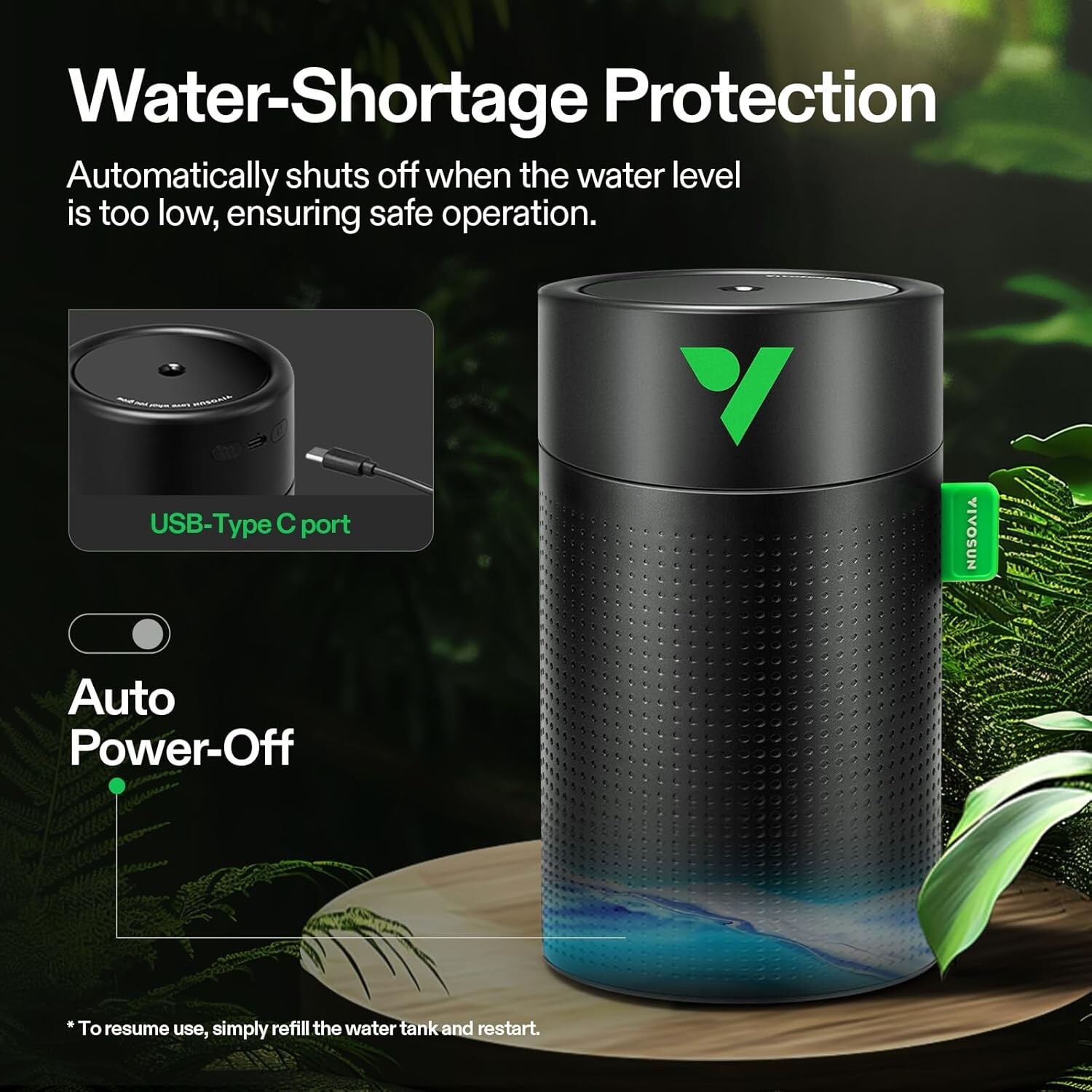 VIVOSUN AeroStream,750ML/5 L/9L /19L Humidifier,Smart Wi-Fi Remote Control