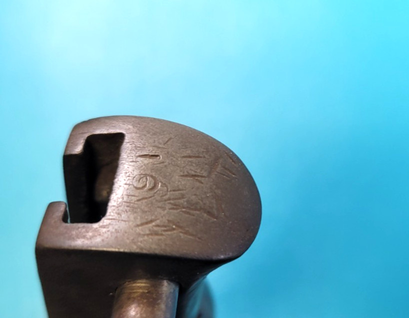 WWII Japanese Arisaka Training Bayonet Knife + Sheath + Metal Tag Brace TR446