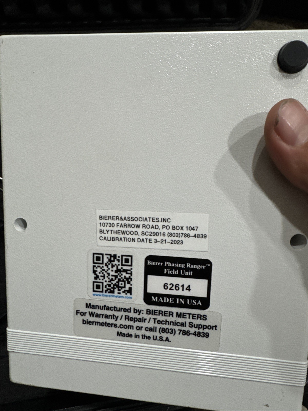 Bierer Phasing Ranger 1 Field Unit With Black Case #849