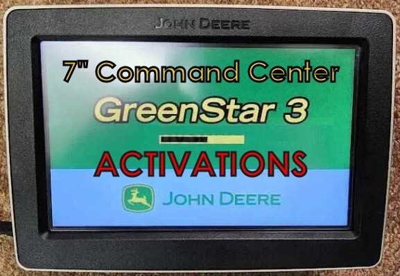 Activation Unlock for John Deere GS3 Command Center 7" Displays