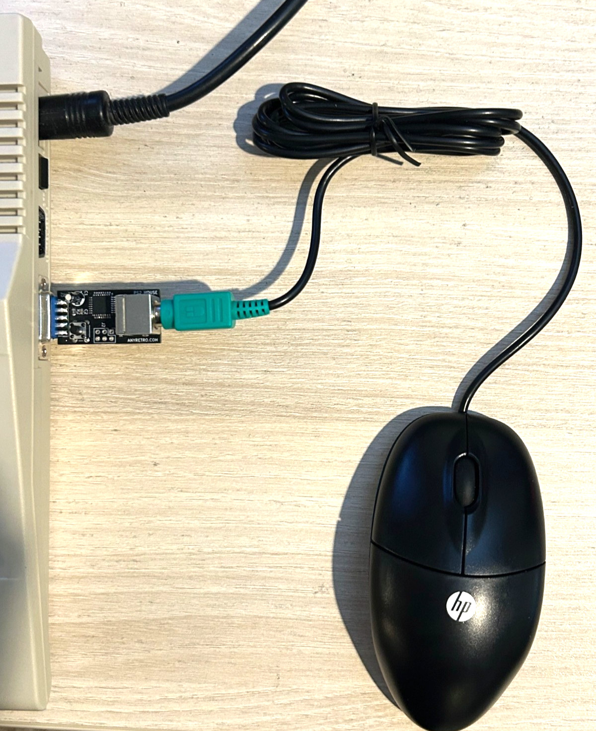 Commodore 64 1351 Compatible Optical Mouse with Adapter (Geos etc) - USA Seller