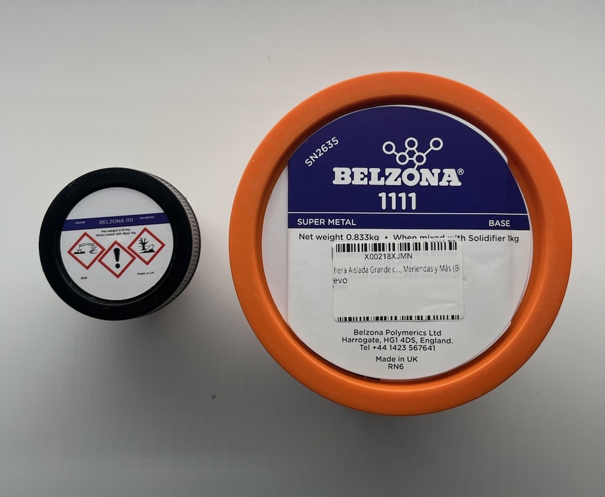 Belzona 1111 Super Metal Set Base & Solidifier 1kg Sealed NEW & SHIPS FROM USA!