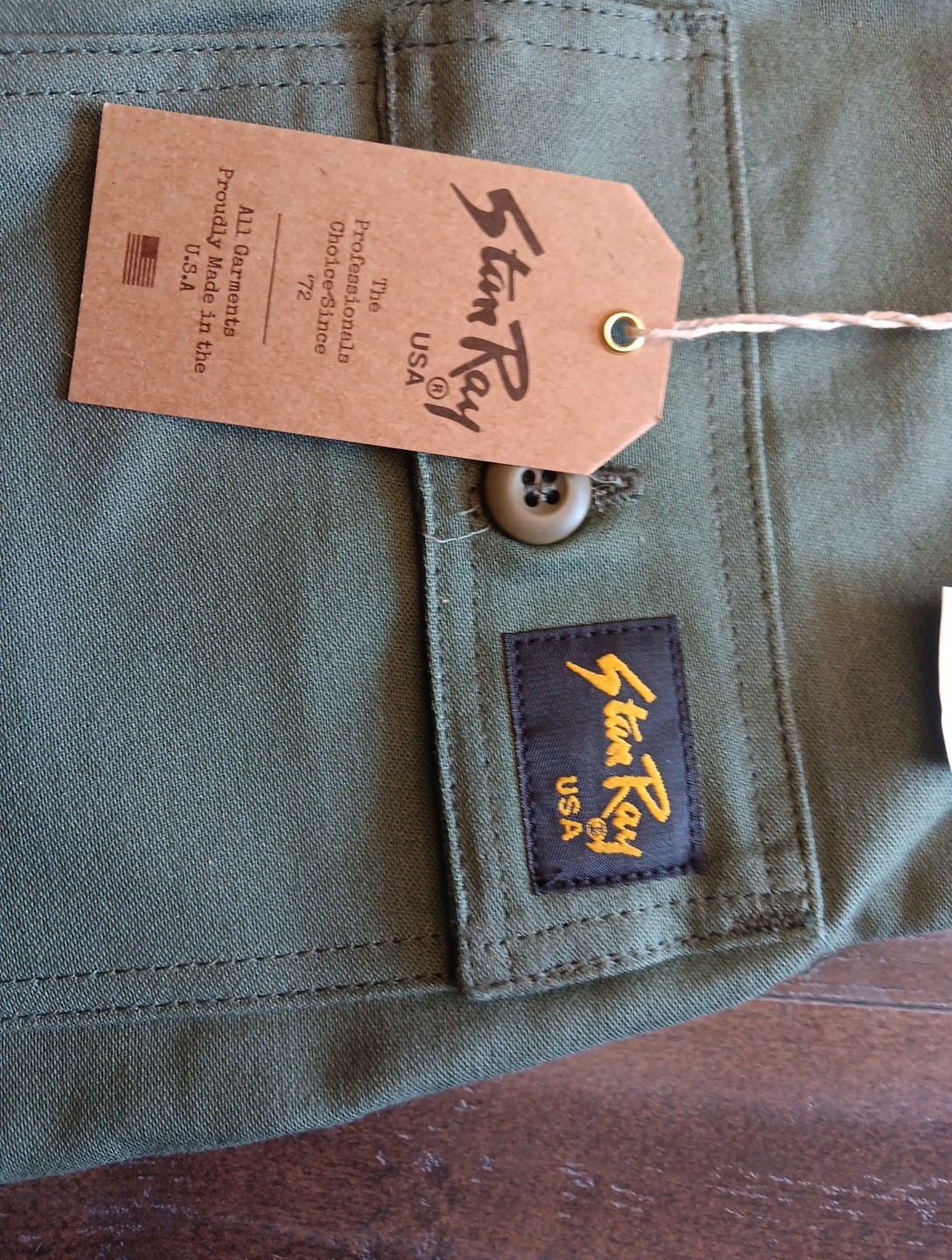 Stan Ray Fatigue Pants #1101 Olive Made in USA
