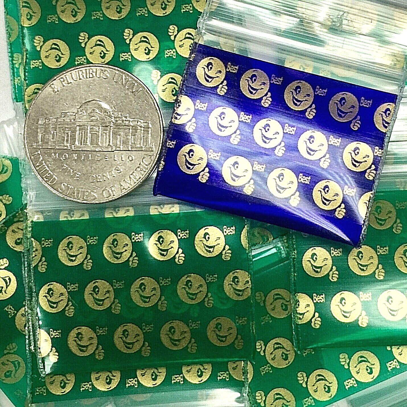 BaggiesSince1987 - 12510-S ZipSeal Bags 50 DESIGN MIX 1000 METALLIC ,👀Details🔽