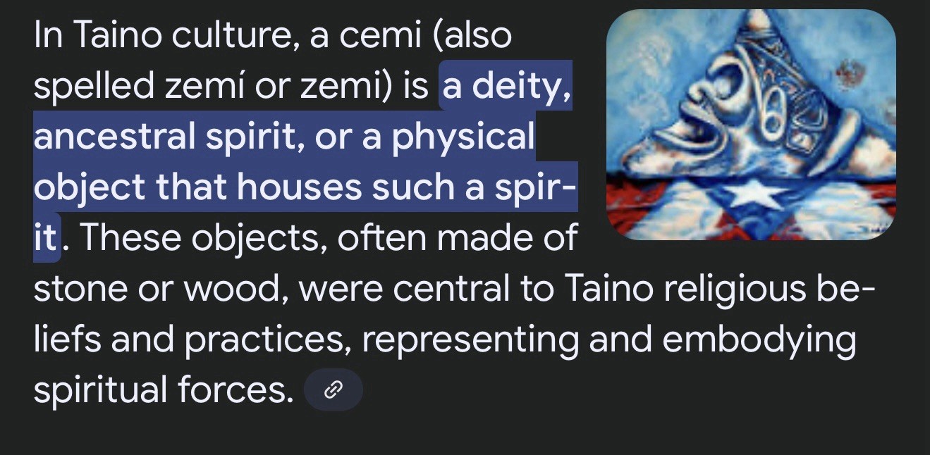 Cemi - rare find From Puerto Rico- Taino Culture religious object made of stone.