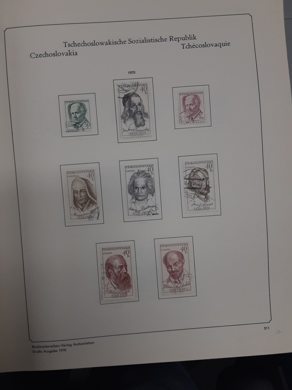 1968-1987 Czechoslovakia Soviet Socialist Republic Abria Album 1,000 + stamps