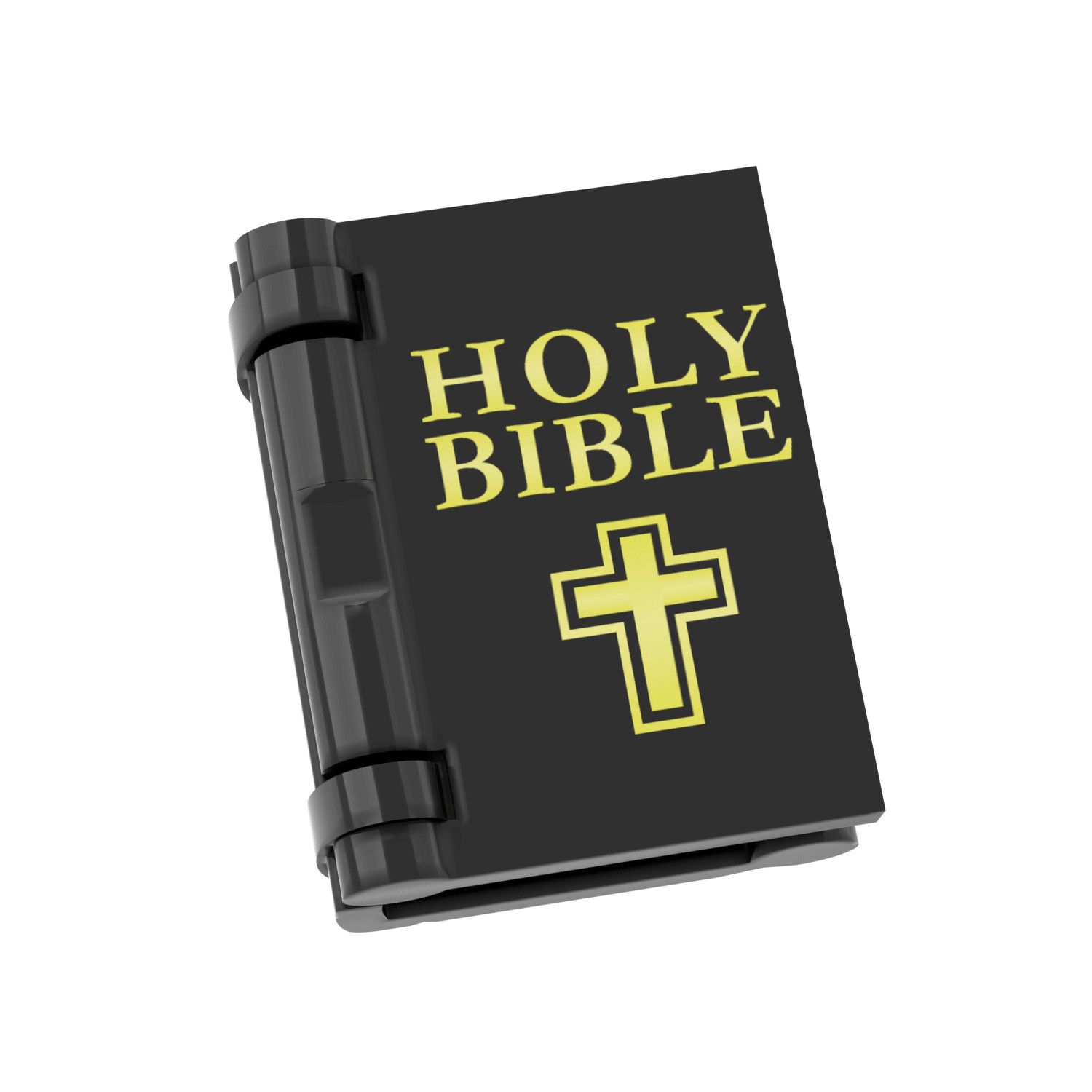 Holy Bible - Minifig Accessory - Custom Printed - Brick Build - Church - Book