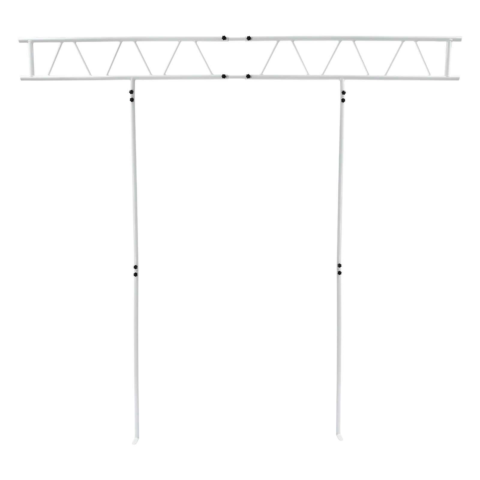 Light Truss Stand System, Trussing DJ Booth Kit 7x8ft Stage DJ Light Stand T-Bar