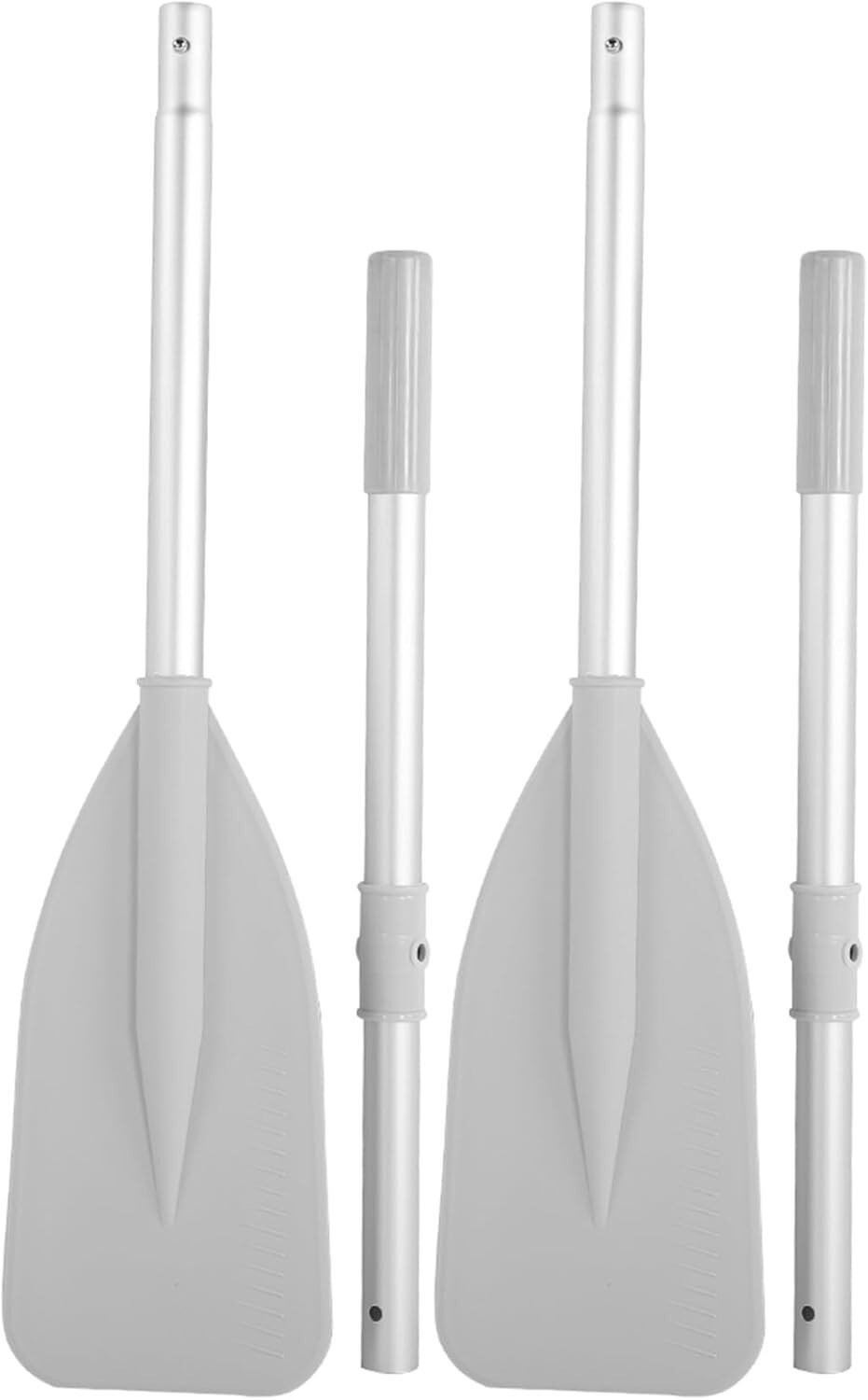 2 Sets- Aluminum Boat Oars Dinghy Paddle Board Kayak Canoe Row Boat Inflatable