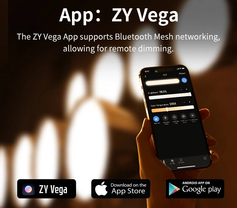 ZHIYUN Light Molus G200 300W LED Video Light Bowens Mount Photography Lighting