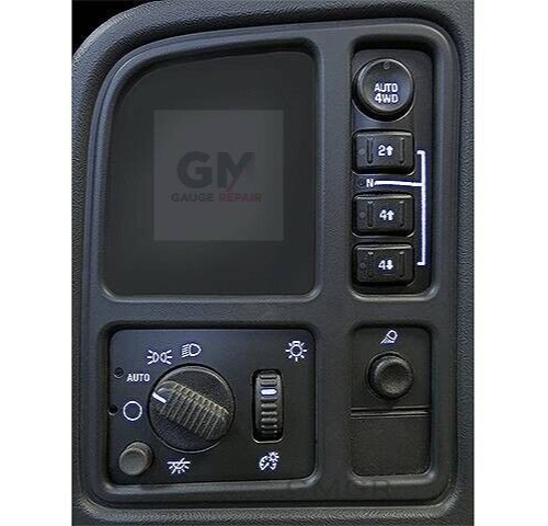 Left Dash Switches 4WD White LED Upgrade Kit for GM Trucks SUVs 2003 04 05 06