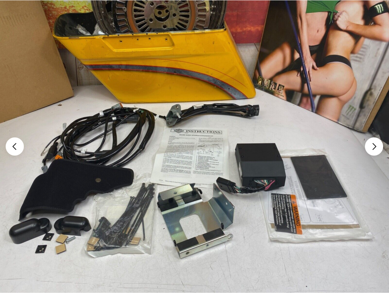 MTX Boom '06-'13 OEM Harley Touring Amplifier Audio Saddlebag Speaker Wiring Kit