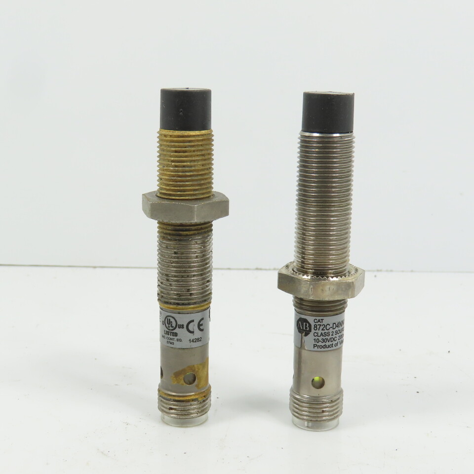 Allen Bradley 872C-D4NN12-D4 Threaded Barrel Inductive Proximity Sensor Lot/2