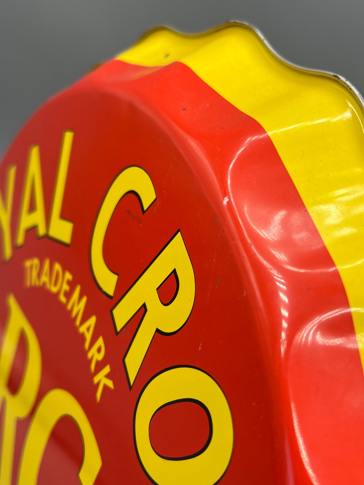 Vintage RC Cola MoonPie Metal Advertising Tray 12” Retro Soda Sign