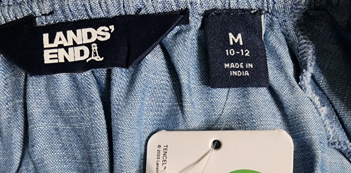 Land's End Womens Shift Dress Blue Chambray XS, S, M, L, XL, NWT SHIPS FREE