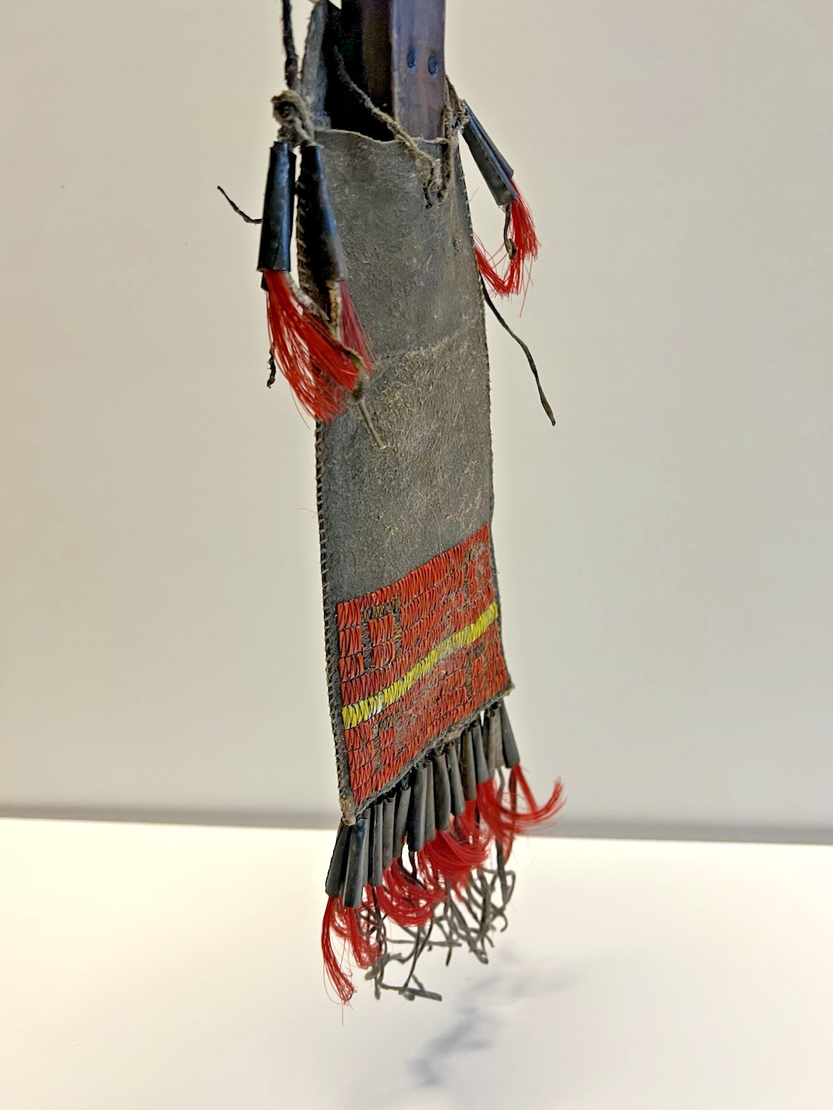 Antique Native American Indian Quilled Sheath & Knife; Late 1890's; Lot #A2