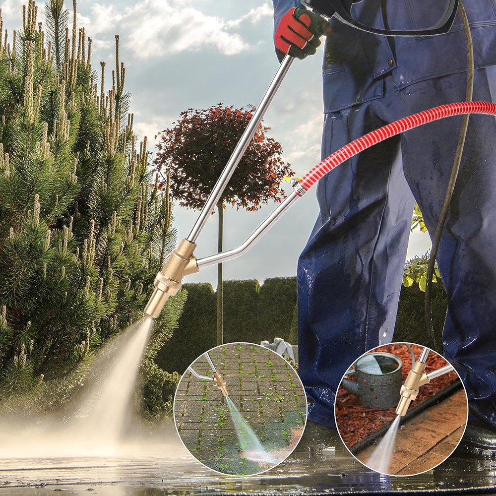 Pressure Washer Sandblasting Kit 5000 PSI Wet Abrasive Sandblaster Attachment wi